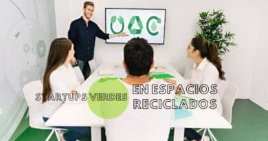 startups verdes en espacios reciclados