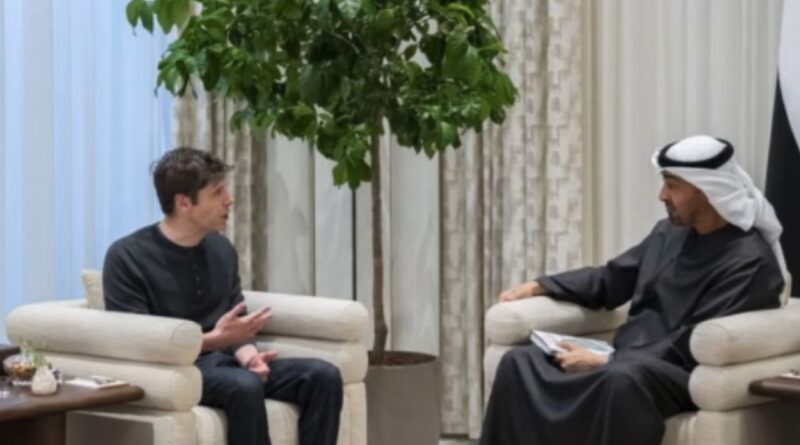 encuentro sam altman sheikh mohamed ia eau