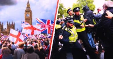 manifestacion extrema derecha londres elon musk