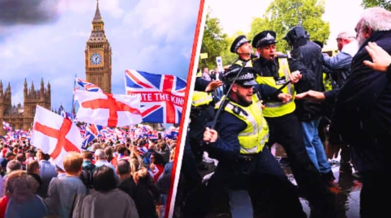 manifestacion extrema derecha londres elon musk