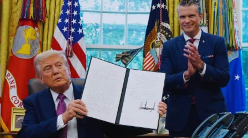 trump departamento guerra