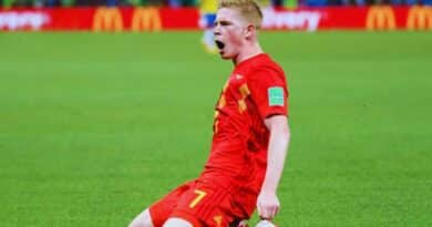 Doblete de bruyne belgica gales