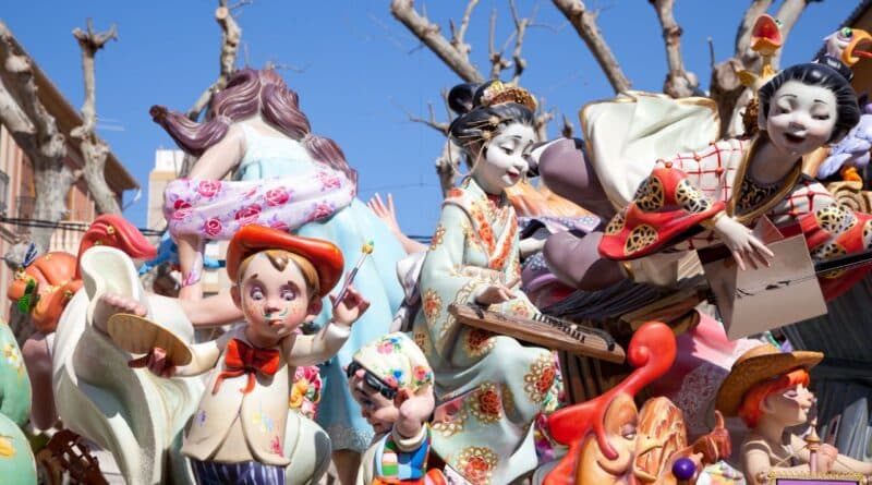 Fallas valencia festival
