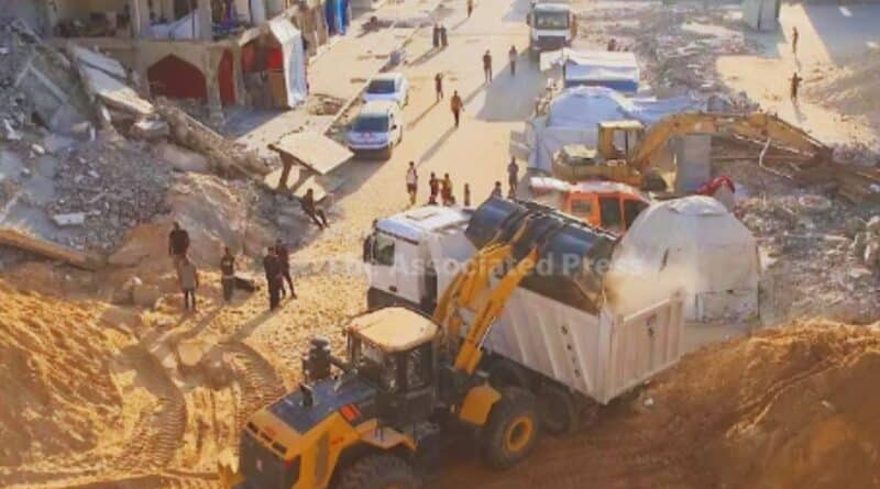 búsqueda de cuerpos de rehenes en Gaza