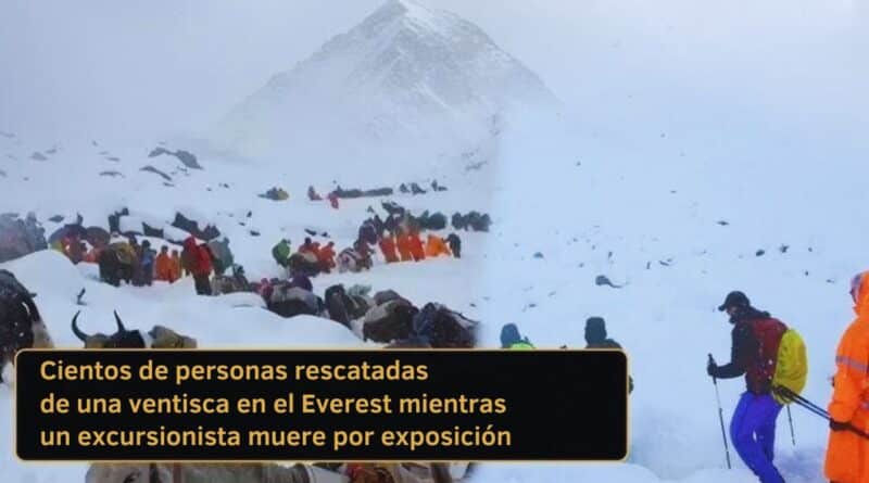 rescate en el Everest