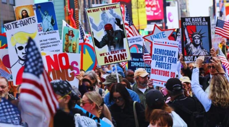 video ia trump protestas no kings