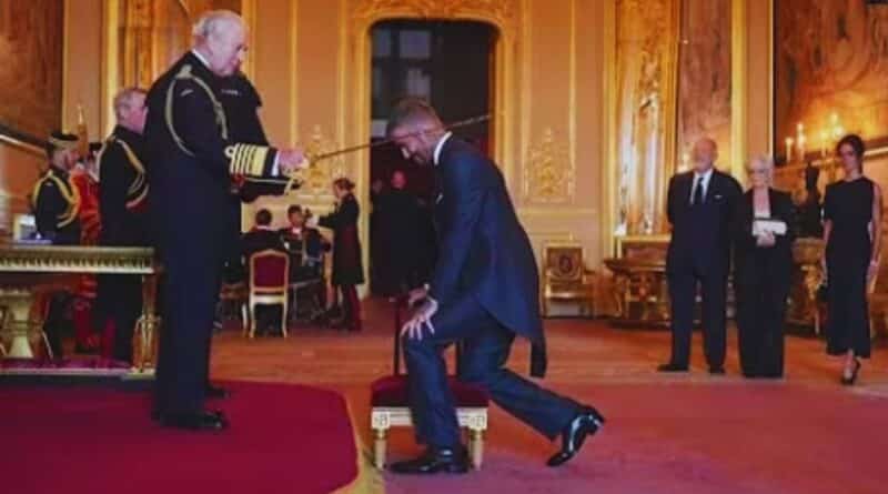 David beckham caballero rey carlos iii​