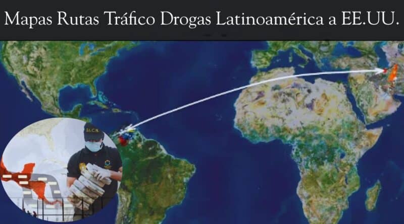 rutas de tráfico de drogas