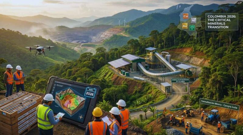 minería de minerales críticos Colombia