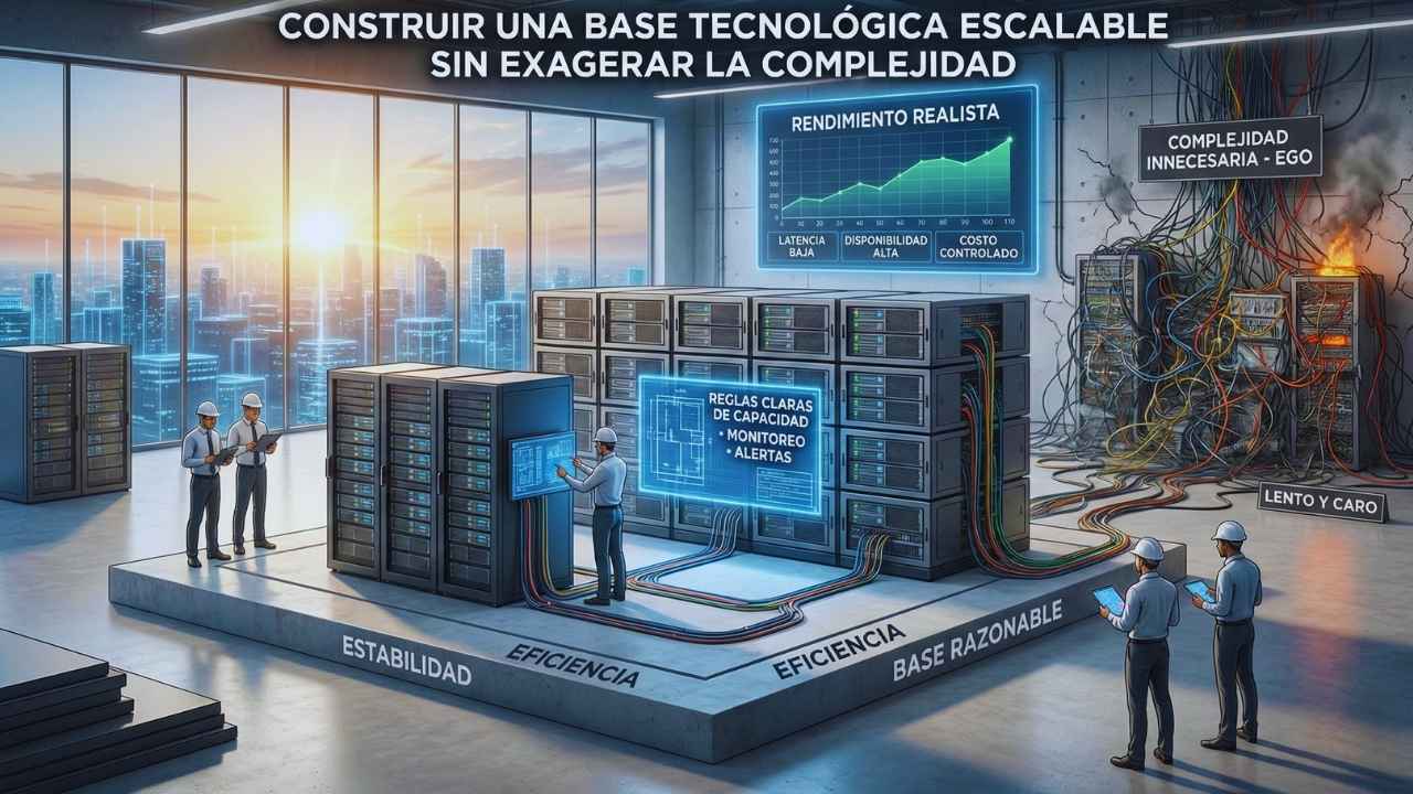 Construir Una Base Tecnológica Escalable Sin Exagerar La Complejidad