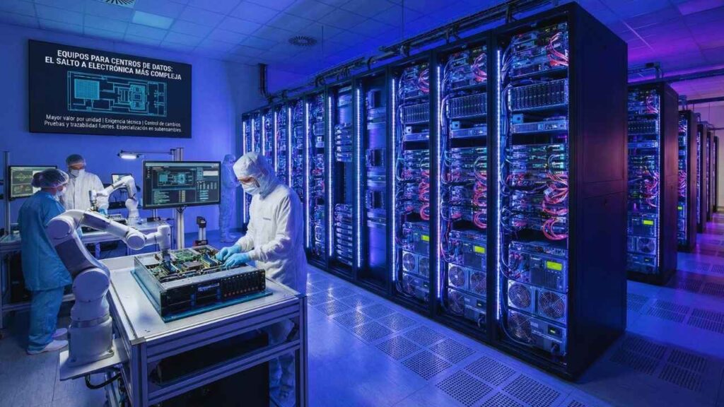 Equipos Para Centros De Datos: El Salto A Electrónica Más Compleja