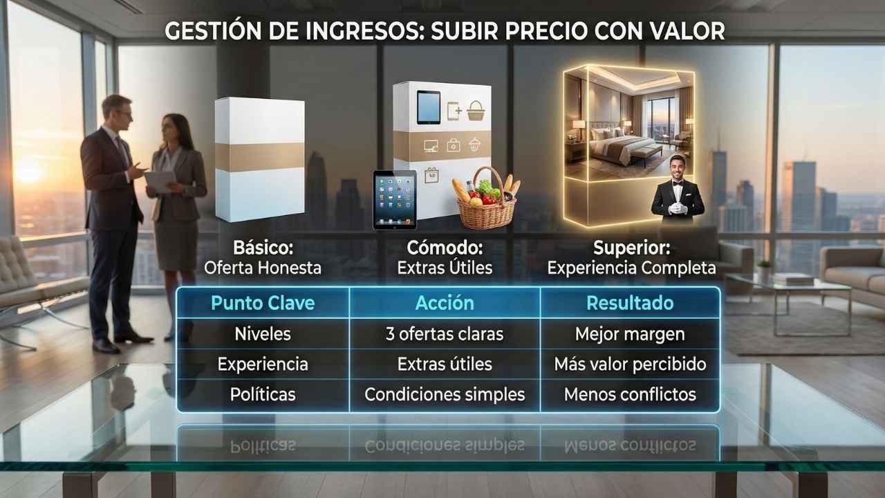 Gestión De Ingresos: Subir Precio Con Valor