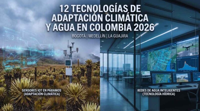 adaptación climática tecnología del agua Colombia