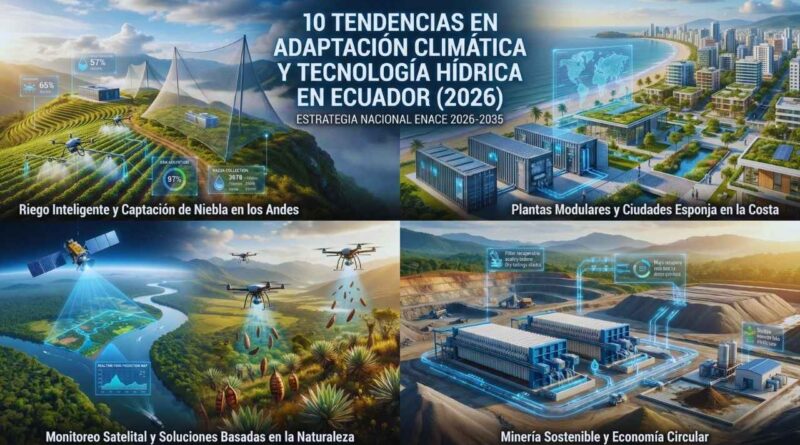 adaptación climática y tecnología del agua en Ecuador