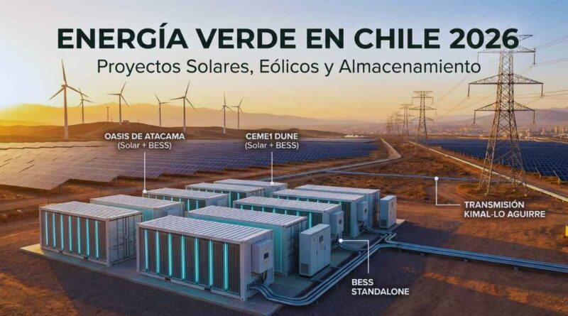 almacenamiento de energía renovable Chile