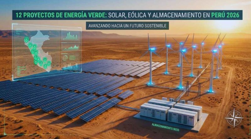 almacenamiento de energía renovable Perú