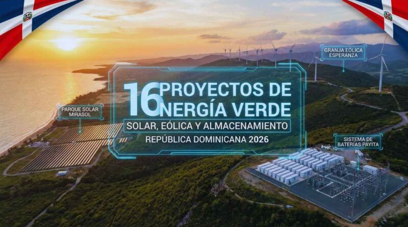 almacenamiento de energía renovable República Dominicana