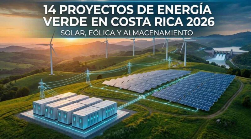 almacenamiento de energía renovable en Costa Rica