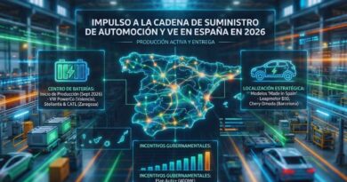 cadena de suministro de vehículos eléctricos en España