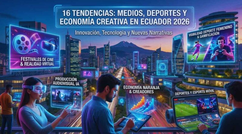 medios deportes economía creativa Ecuador