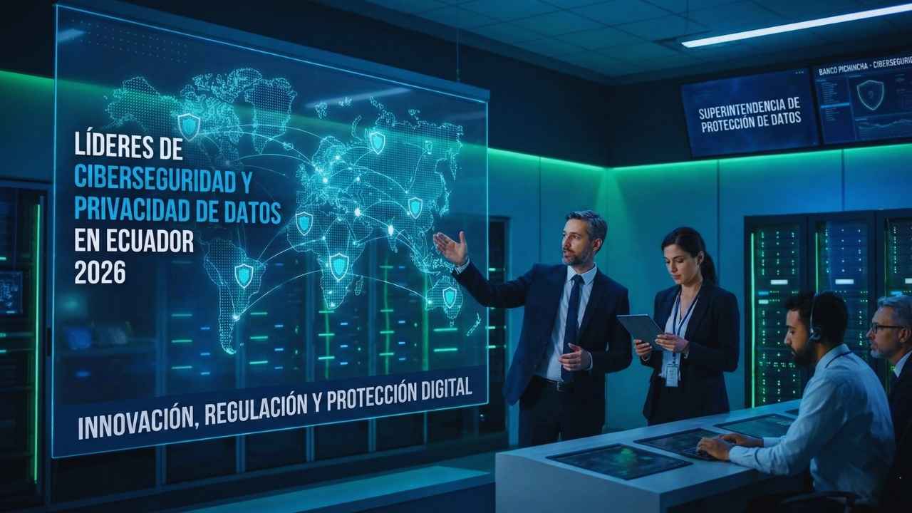 10 Líderes en Ciberseguridad y Privacidad de Datos en Ecuador en 2026