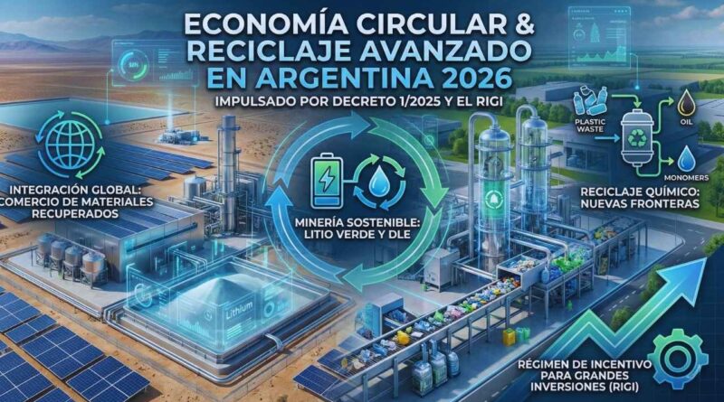 reciclaje de economía circular en Argentina