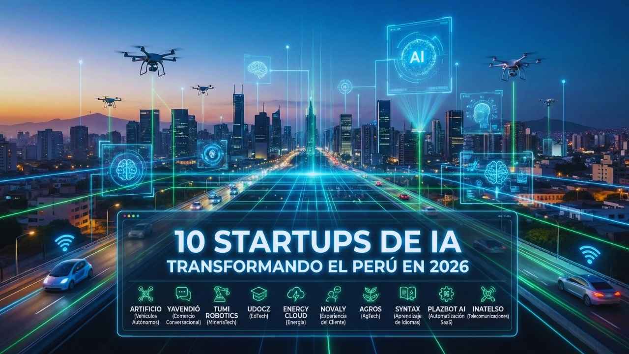 10 startups de IA que están transformando Perú en 2026