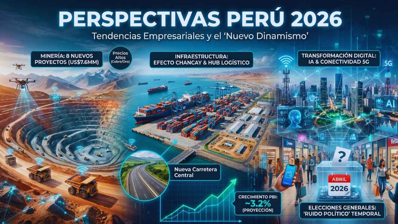 18 Perspectivas: Tendencias Empresariales para Perú en 2026