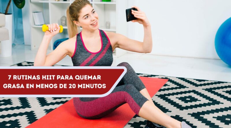 rutinas HIIT para quemar grasa