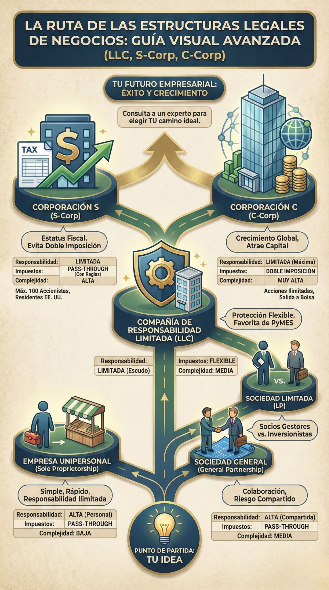 estructuras legales de negocios
