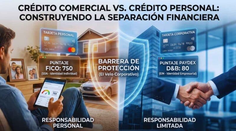 Crédito comercial vs crédito personal