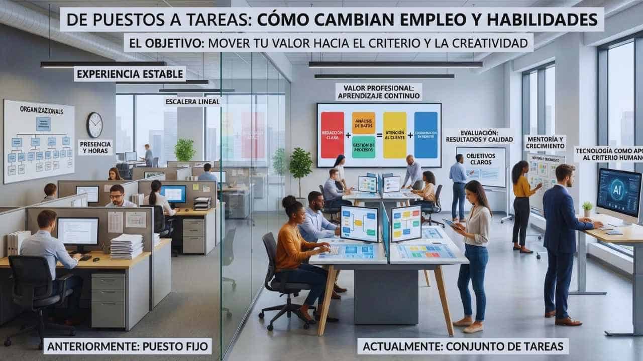 De Puestos A Tareas: Cómo Cambian Empleo Y Habilidades