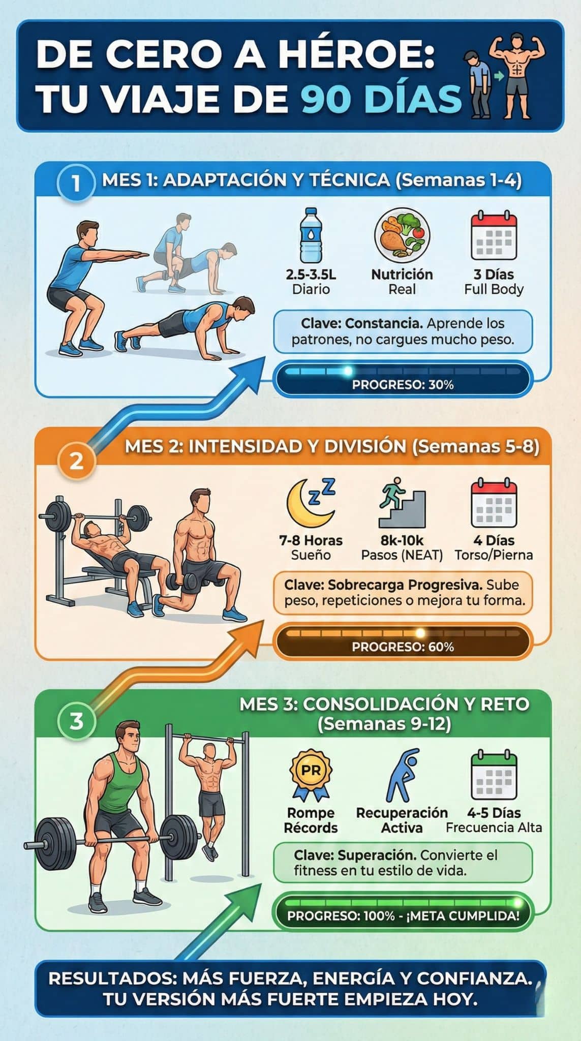 Guía de fitness para principiantes