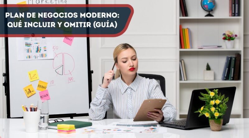 plan de negocios moderno