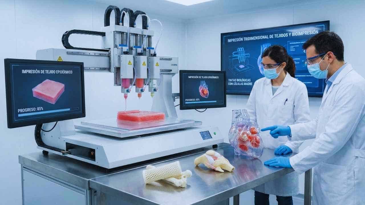 Impresión Tridimensional de Tejidos y Bioimpresión