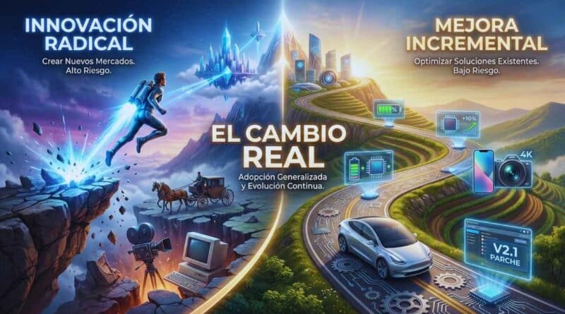 Innovación tecnológica vs. mejora incremental