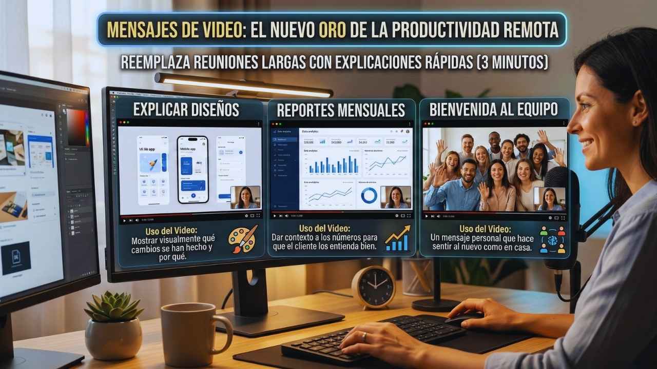 Mensajes de video para ganar tiempo