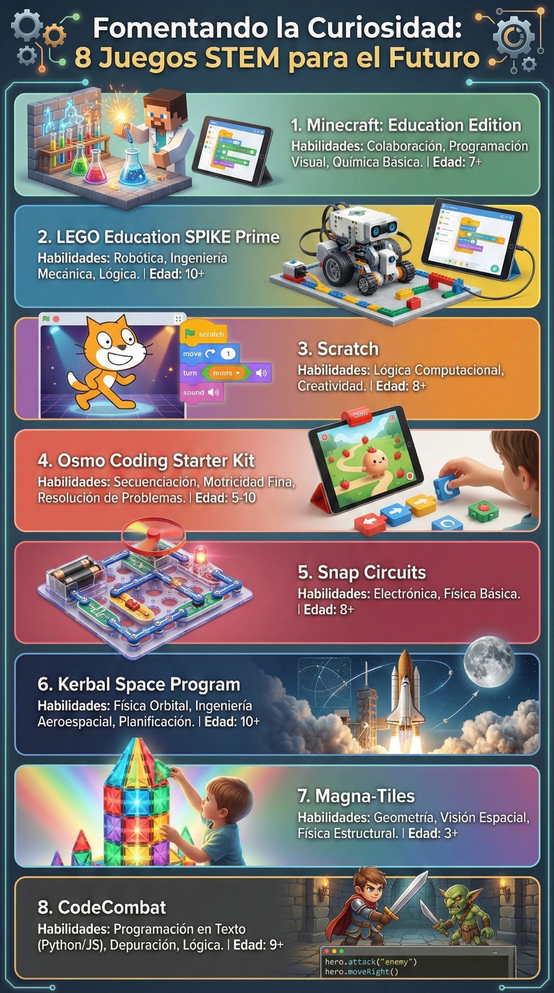 Juegos STEM para niños