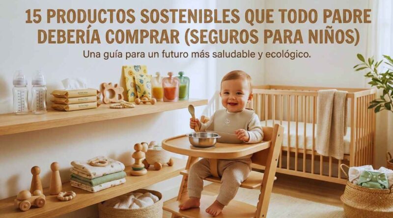 Productos sustentables para niños