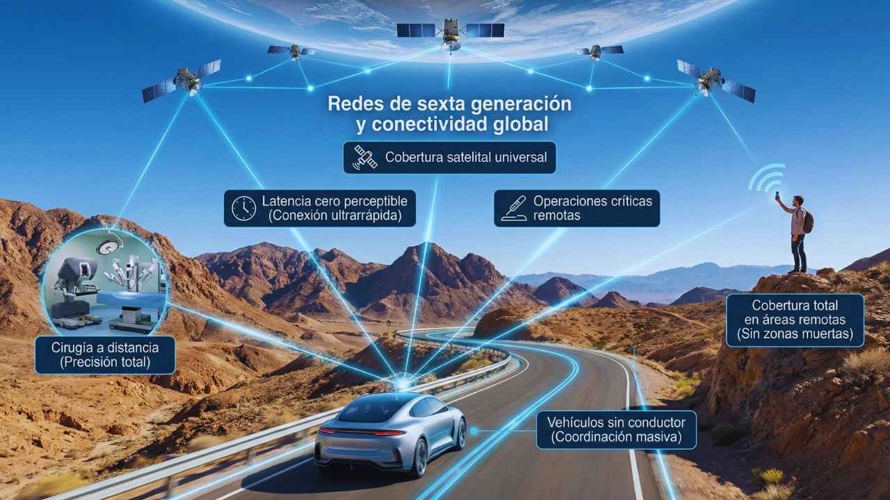 Redes de sexta generación y conectividad global