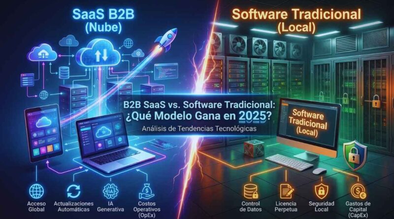 SaaS vs software tradicional