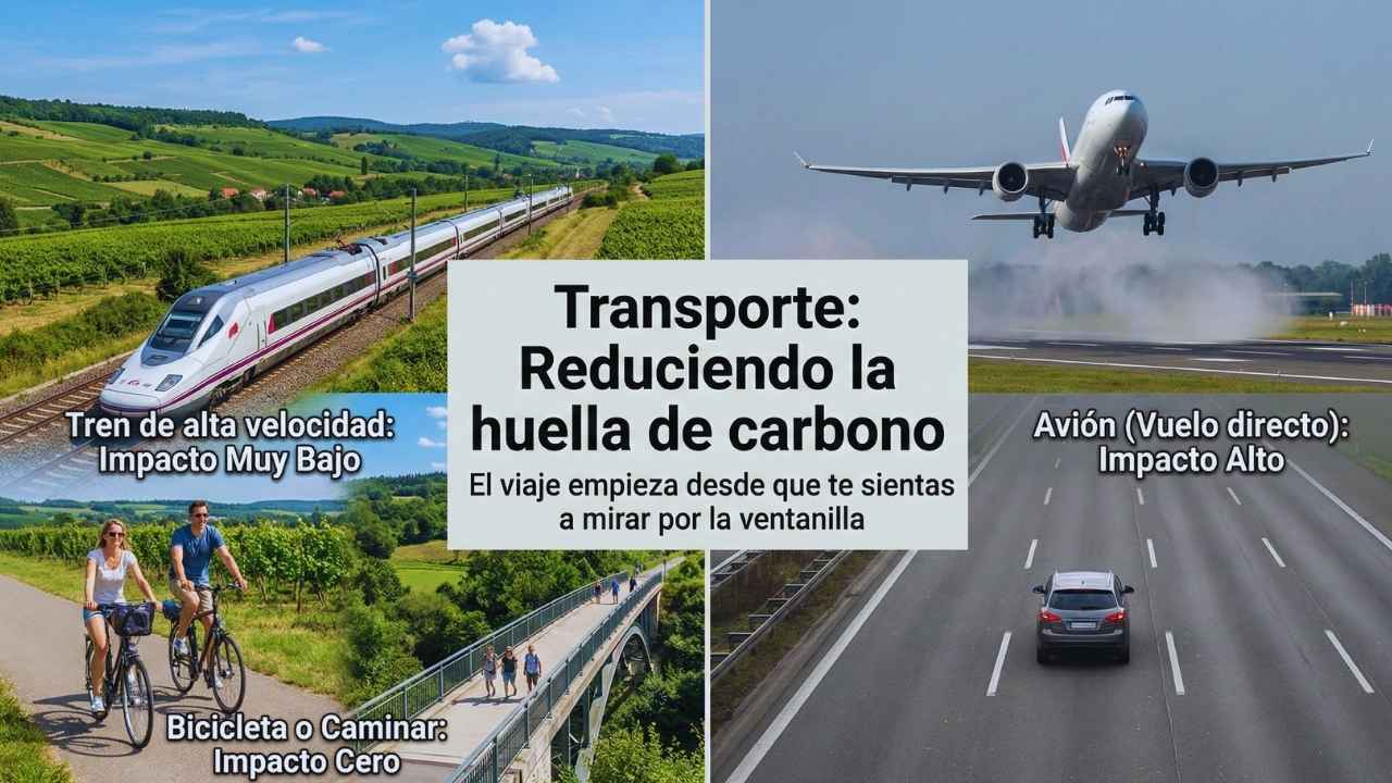 Transporte: Reduciendo la huella de carbono