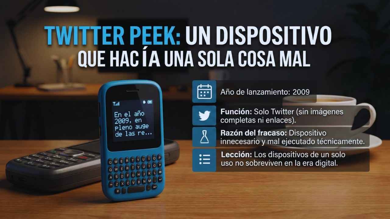 Twitter Peek: Un dispositivo que hacía una sola cosa mal