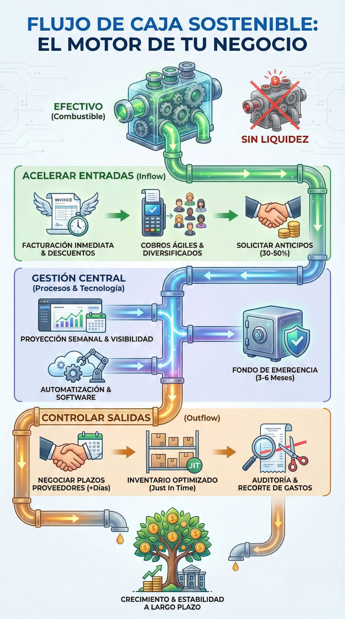 gestión del flujo de caja