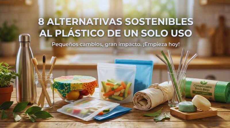 alternativas al plástico de un solo uso