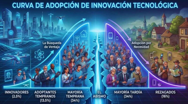 curva de adopción tecnológica