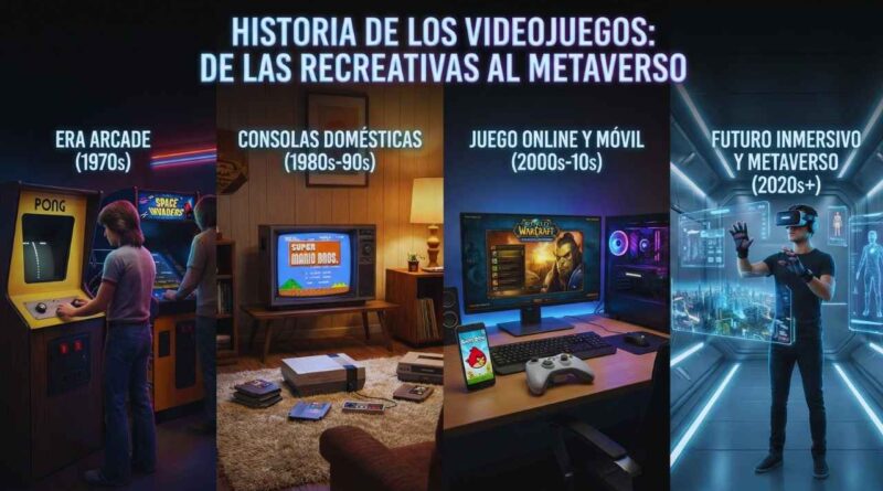 historia de los videojuegos