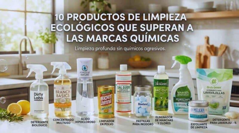 productos de limpieza ecológicos