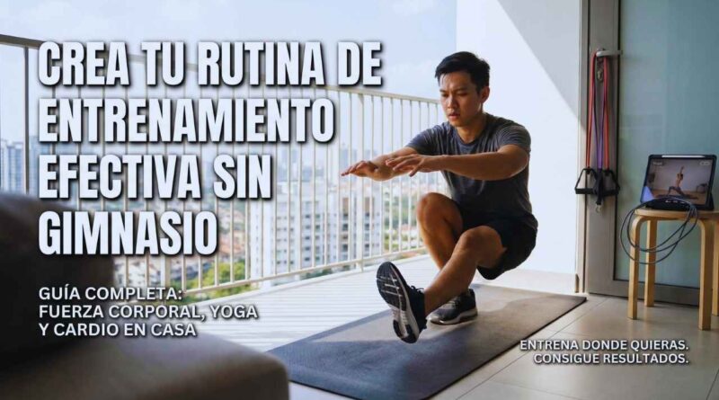 rutina de ejercicios en casa