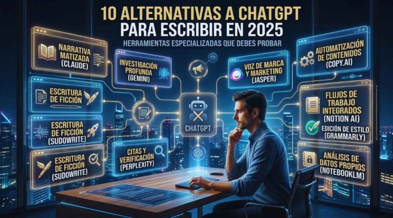 Alternativas a ChatGPT para escribir